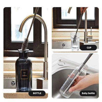 Silicone Long Handle Bottle & Cup Cleaning Brush