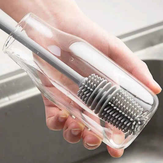 Silicone Long Handle Bottle & Cup Cleaning Brush