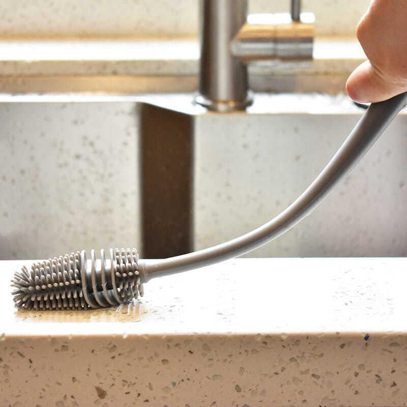 Silicone Long Handle Bottle & Cup Cleaning Brush
