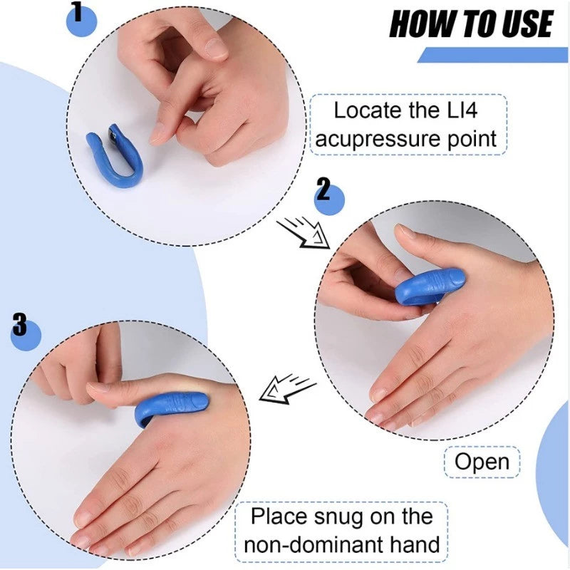 Mini Finger Massage Clip Hand Relaxer & Blood Circulation Booster